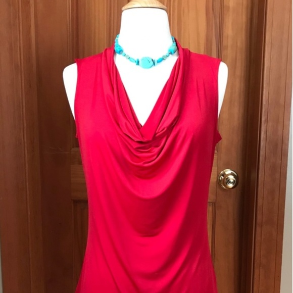 Vintage waterfall neckline top - Picture 1 of 6